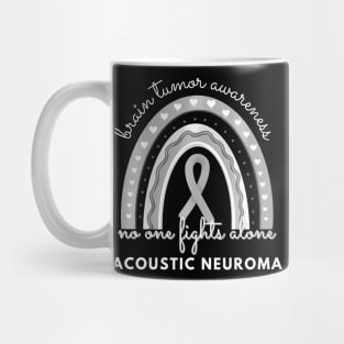 Acoustic Neuroma, Brain Tumor Awareness, Gray Mug